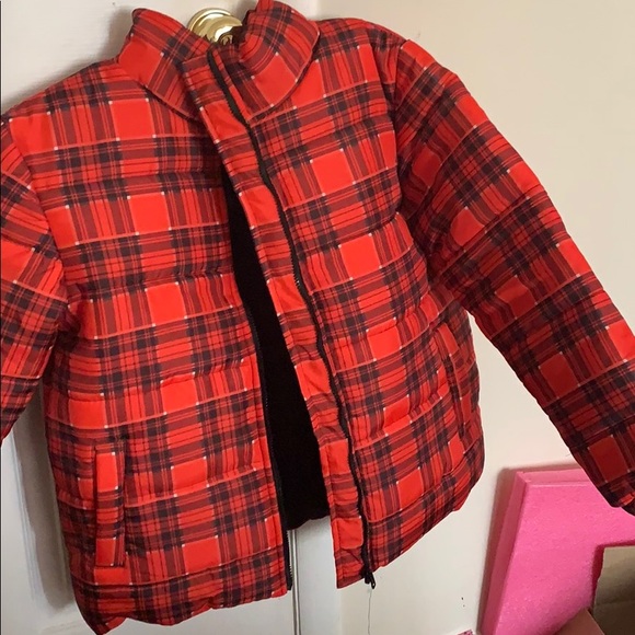 Women’s plaid coat - Picture 1 of 3